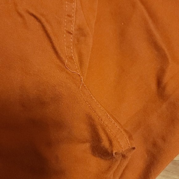 Classic PLUS   High Rise Rust Colored Bootcut Jeans Sized16W - Picture 10 of 13